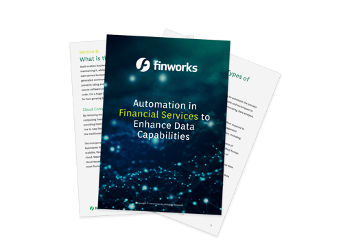 Automation in Financial Services to Enhance Data Capabilities Hero Image