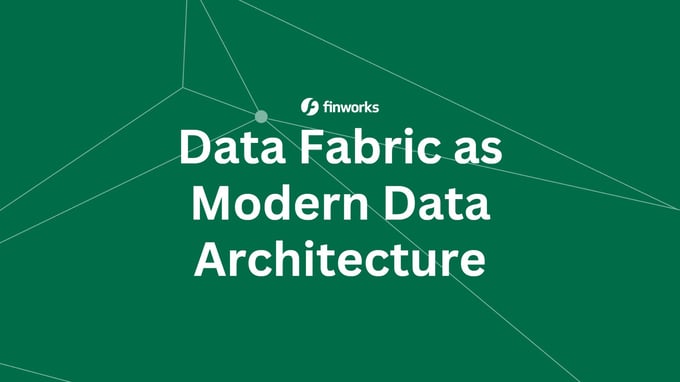 Data Fabric as Modern Data Architecture